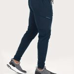Men's Solid Color And Letter Print Sports Pants With Drawstring And Pockets, Casual And Chic Trousers For All Seasons Sports And Outdoors Activities - Image 2