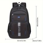 1pc Men's Large Capacity Backpack With Multiple Compartments, Stylish Travel Laptop Storage Backpack - Image 7