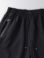 Men's Quick-Dry Waterproof Sports Running Shorts, Casual Beachwear With Zip Pockets - Breathable Outdoor Workout Shorts - Image 6