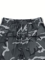 Men's Camouflage Pattern Loose Fit And Cuffed Cargo Pants With Multiple Flap Pockets, Versatile For Street Wear And Outdoors Activities - Image 9