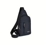 Men's Adjustable Chest Bag Outdoor Mountaineering Cycling One Shoulder Slant Cross Oxford Cloth Chest Bag - Image 4