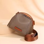 Color Contrast Shell Waist Bag, Casual Oxford Cloth Crossbody Bag, Lightweight Chest Bag For Women - Image 6