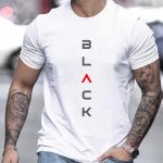 Men's Dark Printing Print Sports Casual Commuting All-match Short-Sleeve T-shirt Side-by-side Optional - Image 4