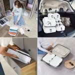 8 Pcs Travel Compression Packing Cubes, Solid Color Versatile Luggage Bags, Lightweight Clothes Bags - Image 9