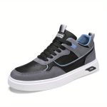 Men's Lace-up Sneakers, Skate Shoes With Good Grip, Breathable Walking Shoes - Image 3