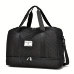 Luxury Large Capacity Duffel Bag – Versatile Shoulder & Crossbody Tote With Dry Wet Separation Pockets And Dual Side Pockets For Travel & Gym - Image 12