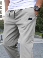 Men's Casual Waist Drawstring Joggers, Chic Stretch Sports Pants - Image 7