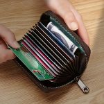 1pc Men's PU Leather Casual Card Holder, Zipper Coin Purse - Image 11