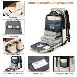 Men's Travel Backpack, Waterproof Computer Backpack, With Shoe Compartment, Computer Carry-on Backpack - Image 19