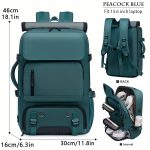 1pc 3-in-1 Laptop Backpack, Large Capacity Backpack For Traveling & Business - Image 17