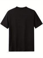 Men's Fashion 5pcs Sports T-shirt, Casual Stretch Round Neck Tee Shirt For Summer - Image 6
