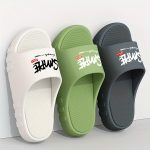 Letter Print EVA Pillow Slides, Lightweight Soft Sole Comfort Home Shower Slides, Non-slip Beach Slides - Image 15