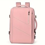 Men's Large Capacity Backpack, 39.62cm Laptop Backpack, Extendable Backpack For Travel, Business, School - Image 5