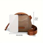 Color Contrast Shell Waist Bag, Casual Oxford Cloth Crossbody Bag, Lightweight Chest Bag For Women - Image 7