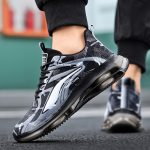 Men's Trendy Street Style Running Shoes With Shock Absorbing, Comfy Non Slip Lace Up Durable Sneakers For Men's Outdoor Activities - Image 10