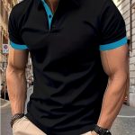 Breathable Regular Fit Golf Shirt, Men's Casual V-Neck T-Shirt Short Sleeve For Summer, Men's Clothing - Image 17
