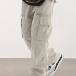 Men's Casual Drawstring Pants With Stylish Flap Pockets And Multi-Pocket Design, Comfortable And Fashionable – Perfect For Outdoor Activities, Relaxed Fit Style - Image 4