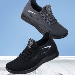 Men's Slip-on Sneakers With Shoelaces - Odor-resistant Athletic Shoes - Lightweight And Breathable - Image 7