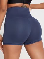 High Waist Versatile Sports Shorts, Slim Fit Adjustable Buckle Fitness Shorts, Women's Activewear - Image 8