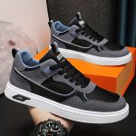 Men's Lace-up Sneakers, Skate Shoes With Good Grip, Breathable Walking Shoes - Image 13