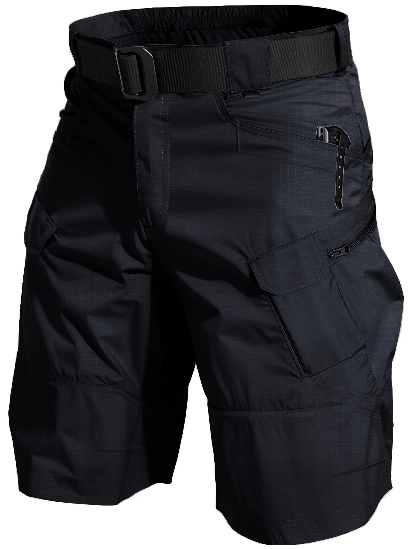 f599f50d8110a9af8cd802ae97b03f40.jpg Men's Multi Pockets Waterproof Tactical Shorts, Lightweight Quick Drying Breathable Cargo Shorts - Image 1
