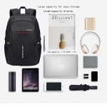 Men's Backpack, Trendy Large Capacity High School Junior High School Student Bag, Travel Bag Computer Bag (Zipper Direction Assorted Varieties) - Image 6