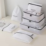 7 Pcs Packing Cubes For Suitcases, Lightweight Travel Luggage Packing Organizers, Compression Storage Shoes Bag, Clothing Underwear Bag, Travel Cubes Set - Image 3