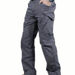 Men's Outdoor Multi Functional Tactical Pants, Multi Pocket Outdoor Hiking Sweatpants, Cargo Pants - Image 4