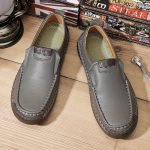 Men's Stitching Casual Loafers, Breathable Wear-resistant Anti-skid Slip On Shoes For Outdoor Walking Driving, Spring Summer And Autumn - Image 12