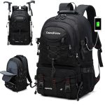 1pc Men's Waterproof Travel Backpack, Mountaineering Hiking Backpack, Outdoor Sports Camping Backpack, Can Hold 43.18 Cm Computer
