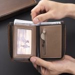 1pc Men's Retro Short Wallet, Multifunctional Fashion Zipper PU Leather Wallet, Ideal Gift For Men - Image 11