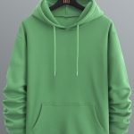 Men's Long Sleeve Solid Hoodies Street Casual Sports And Fashionable With Kangaroo Pocket Sweatshirt, Suitable For Outdoor Sports, For Autumn And Winter, Fashionable And Versatile - Image 2