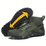 Men's Trendy Breathable Sneakers, Wear-resistant Non-Slip Outdoor Shoes For Hiking Fishing - Image 5